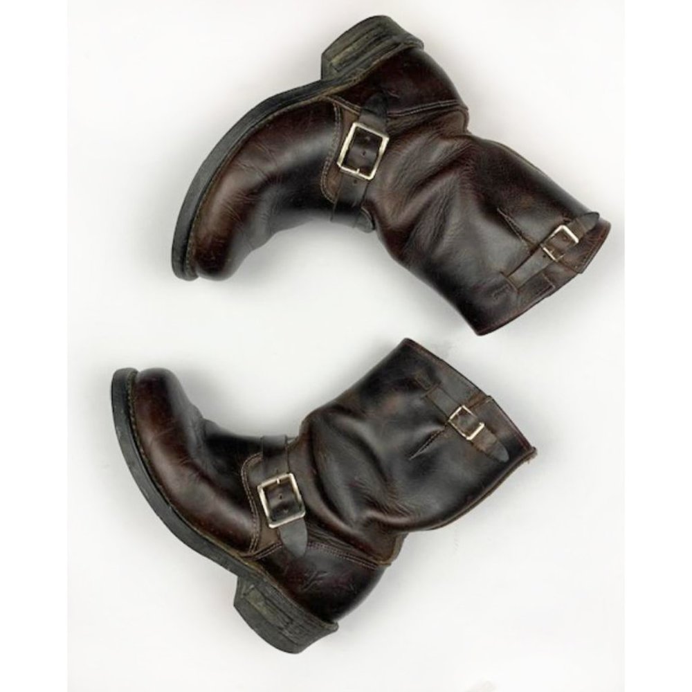 Frye Brown Engineer Boots Women's 10 Men's 8